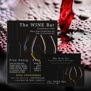 Flyer Vinhos, Bares De Vinho/Publicidade De Máquinas