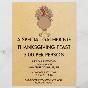 Flyer Vintage Happy ThankFlyer