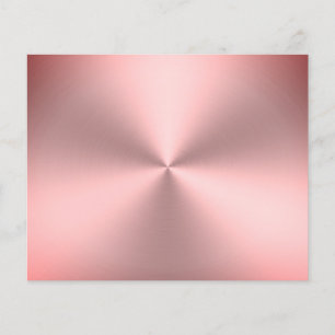 Flyer Vista de metal rosa moderno com escovas