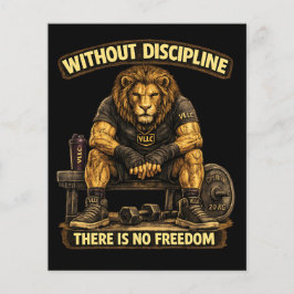 Flyer VLLC Without Discipline There Is No Freedom Gym