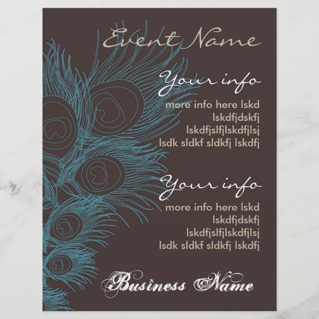 Flyer Voador de Penas (Frente)