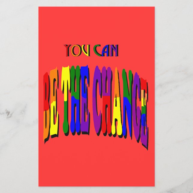 Flyer Você pode ser a mudança (Frente)