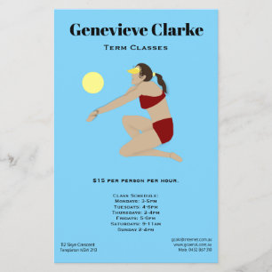 Flyer Voleibol de praia