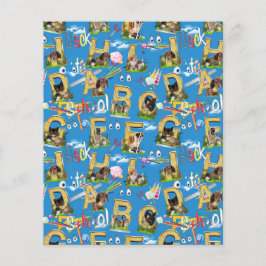 Flyer Voltar à Escola ABC Repetir O Design Para O iPad