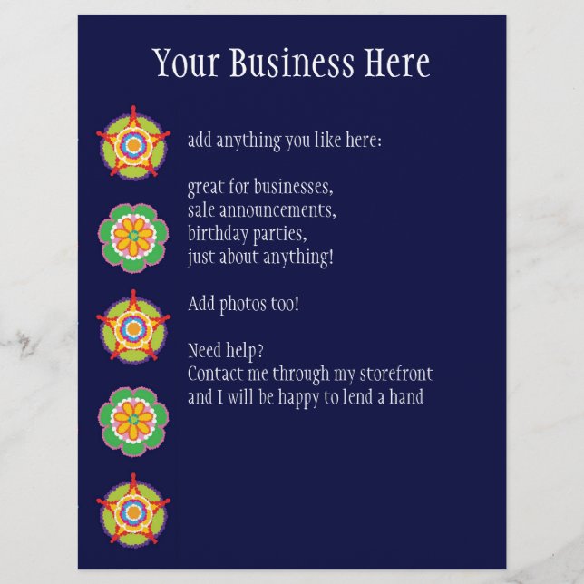 Flyer Voo da Festa (Frente)