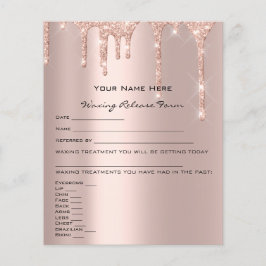 Flyer Waxy Liability Waiver Release Form Sparky Rosa