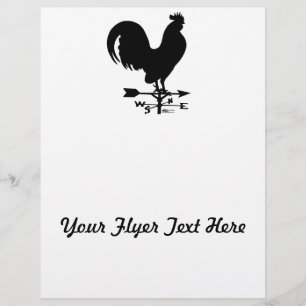 Flyer Weathervane Rooster