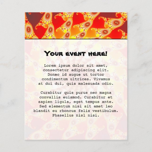 Flyer Web Of Fire (Frente)