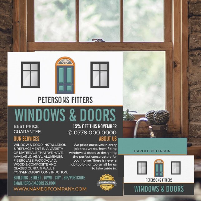 Flyer Windows & Doors, Window & Door Fitter Company (Criador carregado)