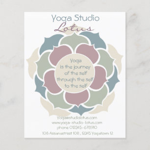Flyer Yoga Lotus