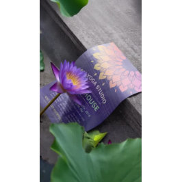 Flyer YOGA Studio Open House Gold Foil Mandala