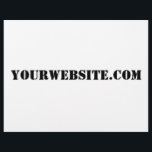 Flyer YourWebSite.com<br><div class="desc">"YourWebSite.com" Substitua o endereço .com pelo seu endereço Web. Adicionar qualquer outro slogan ou texto.</div>