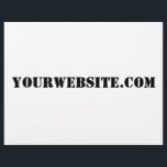 Flyer YourWebSite.com<br><div class="desc">"YourWebSite.com" Substitua o endereço .com pelo seu endereço Web. Adicionar qualquer outro slogan ou texto.</div>