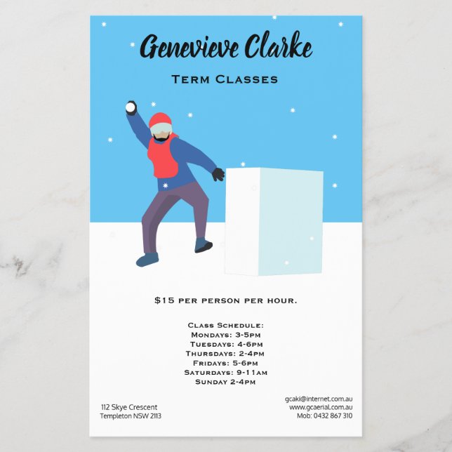 Flyer Yukigassen (Frente)