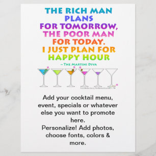 Flyer ZEN de MARTINI - plano para o insecto do happy