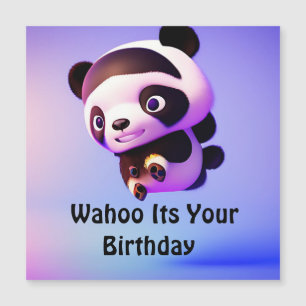 Flying Baby Panda, Magneto Card