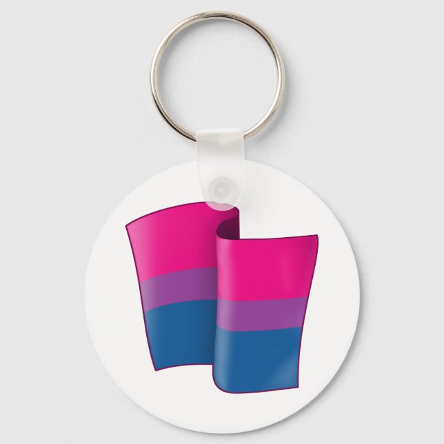Flying Bi Pride Chaveiro (Frente)