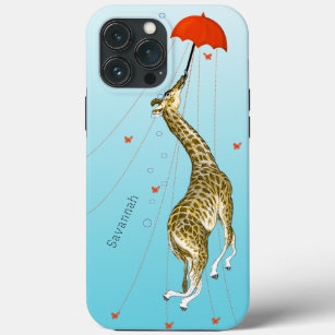 Flying Fofo com Garganta Girafa com Guarda-chuva e