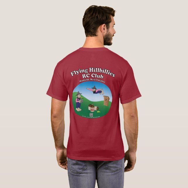 Flying Hillbillies Men's Short Sleeve T-Shirt  (Parte Traseira Completa)