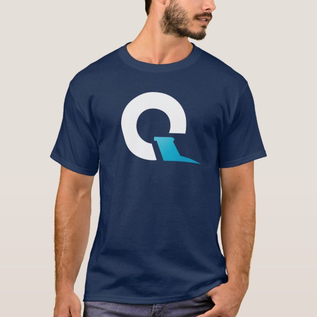 FlyJSim - t-shirt do azul de Q4XP (Frente)