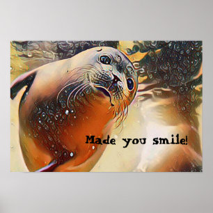 Foca-Cola, Pop, Arte Fez Você Sorrir Poster