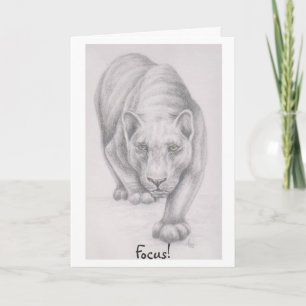 Foco! cartão de saudação