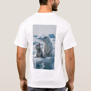 Foco de bebê 3D e mamãe batendo em T-Shirt