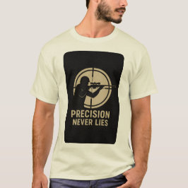 Foco de Precisão | Camiseta Gráfica Vintage Tático