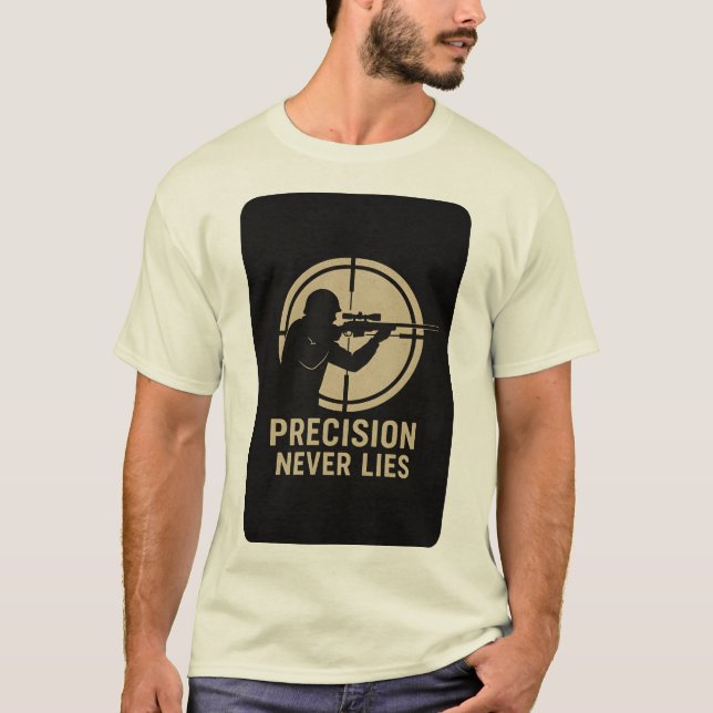 Foco de Precisão | Camiseta Gráfica Vintage Tático (Frente)