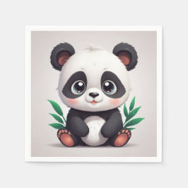 Fofinho panda guardanapos