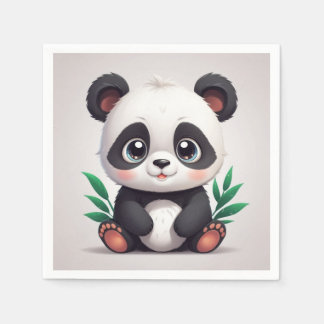 Fofinho panda guardanapos