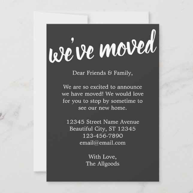 Fofo, movemos o padrão negro para mover o anúncio (Frente)