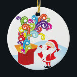 Fofo Papai Noel E Enfeites de natal De Caixa De Pr<br><div class="desc">Papai Noel Bonito E Enfeites de natal De Caixa De Presente.</div>