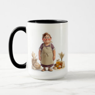 Fogão de Fermento de Cottage Aconchegante e Caneca