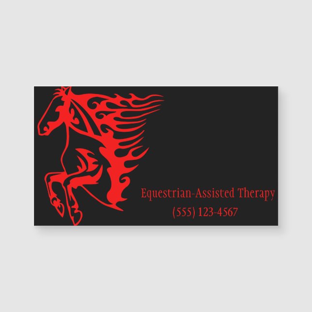 Fogo Chato Vermelho Bronco Mustang Cavalo Selvagem (Frente)