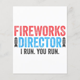 Fogo Diretor T-Shirt 4 de julho