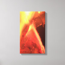 Fogo, Madeira, Ember Impressão - Canvas Premium