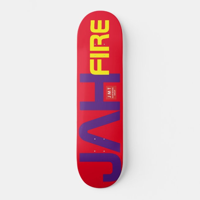 FOGO OFICIAL DE JAH Skateboard (Frente)