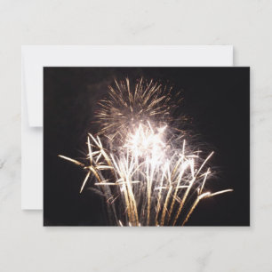 Fogos de artifício brancos e Dourados I Celebraç