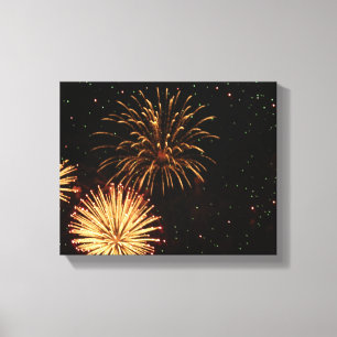 Fogos-de-artifício/envoltório das canvas