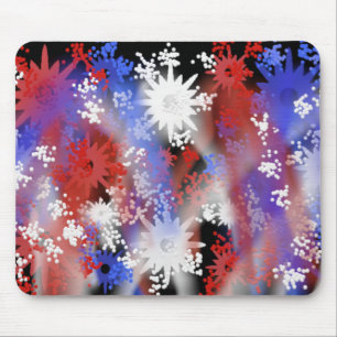 Fogos-de-artifício patrióticos Mousepad