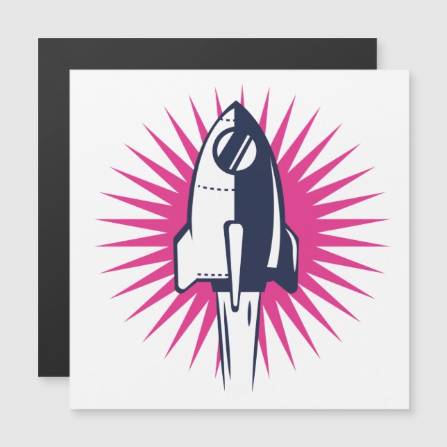 Foguete de Espaço Retroativo (Frente/Verso)