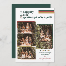 Foi Feita Uma Tentativa | Cartões de foto de Natal