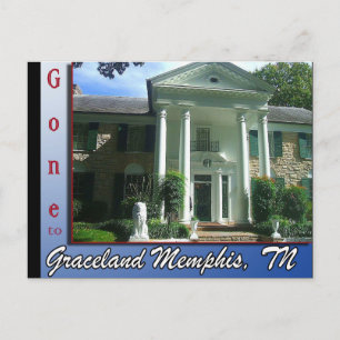 Foi para Graceland Memphis, cartão postal TN
