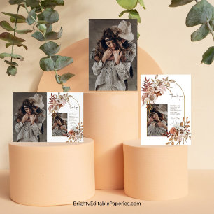 Foil Boho Cowboy e Cartões de agradecimentos de Ca