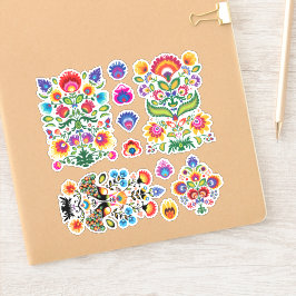 Folclore #2 folha de adesivos