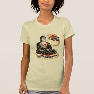 Fôlego Dourado Regressa a Casa Zen Camiseta Femini