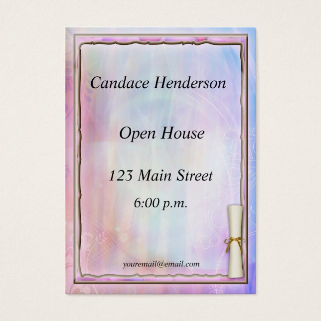 Folga de Graduação de Pastel (Frente)