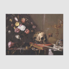 Folga de Vintage e Rosas Papel Tecido de Decoupage