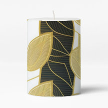 Folgas Douradas de luxo em preto e branco